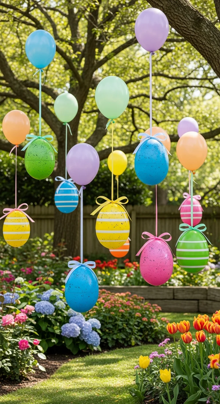 Balloon Egg Weights for Visibility