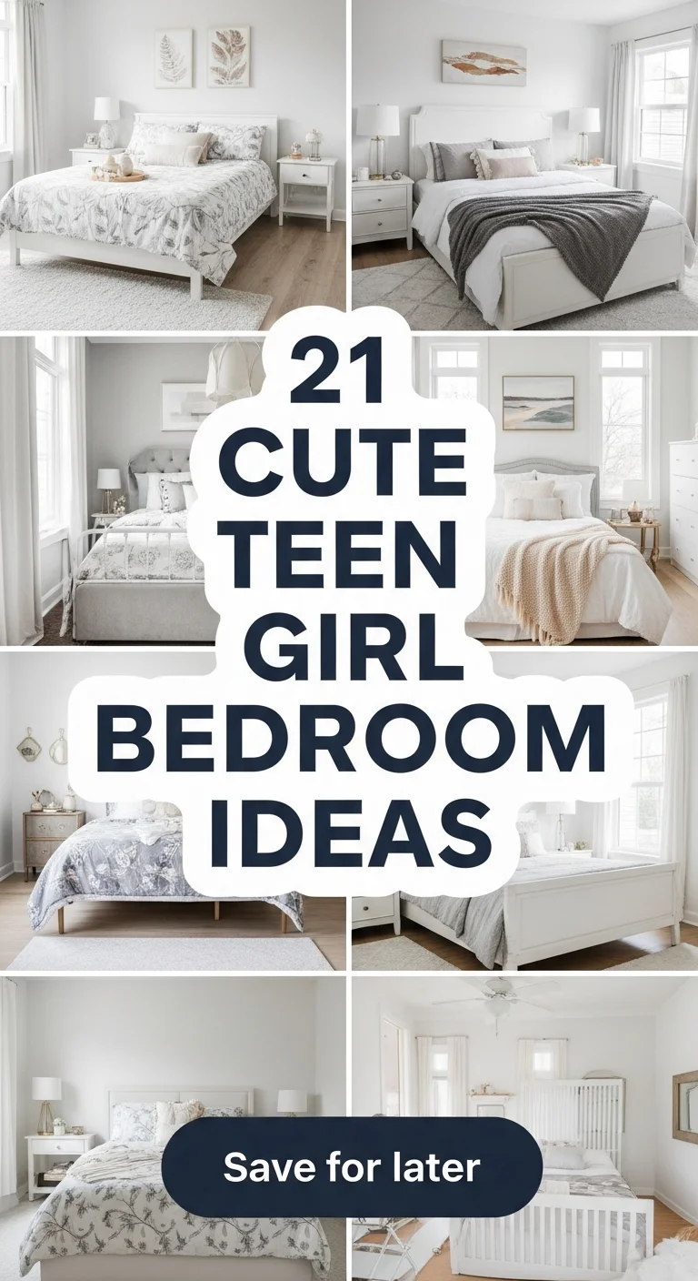 21 Cute Teen Girl Bedroom Ideas