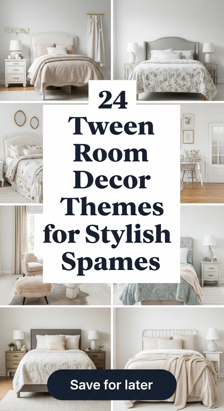 24 Tween Room Decor Themes for Stylish Spaces