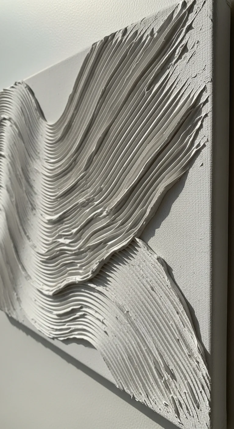 DIY Textured Canvas Art