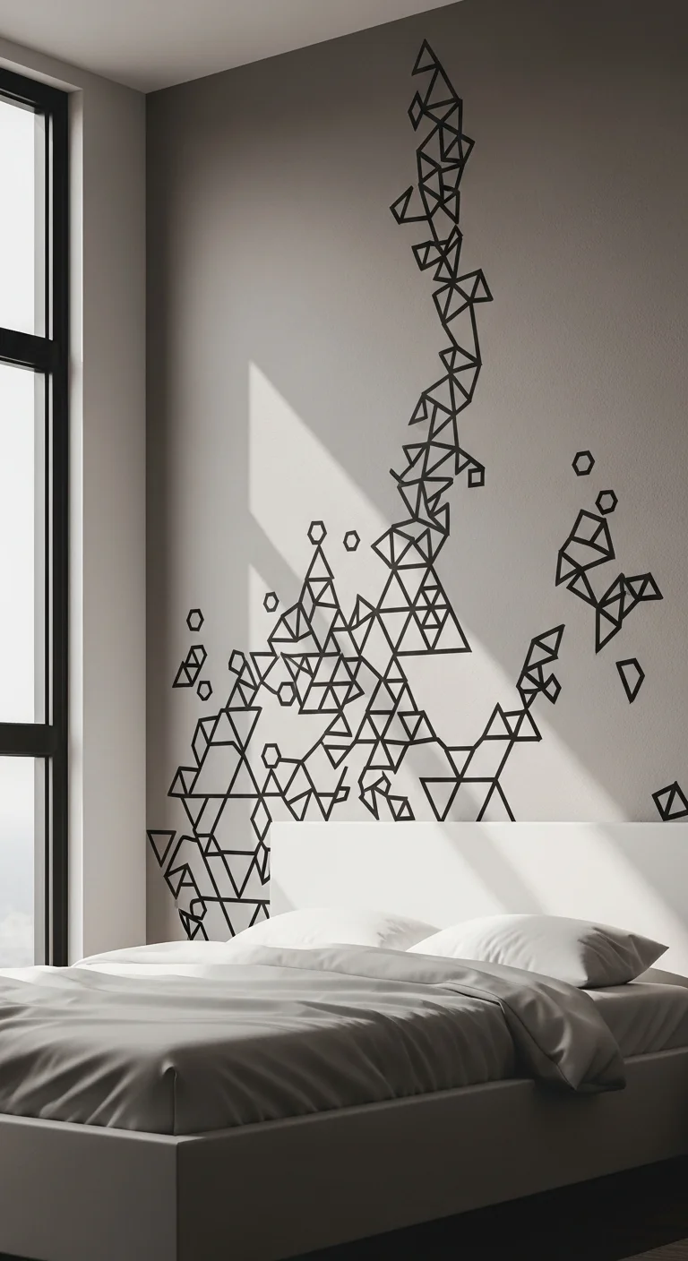 Washi Tape Accent Walls