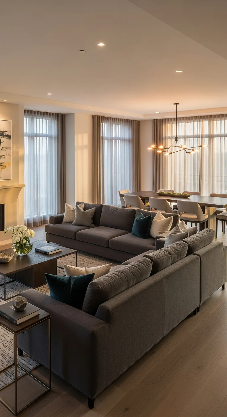 Utilizing Sectional Sofas for Zoning