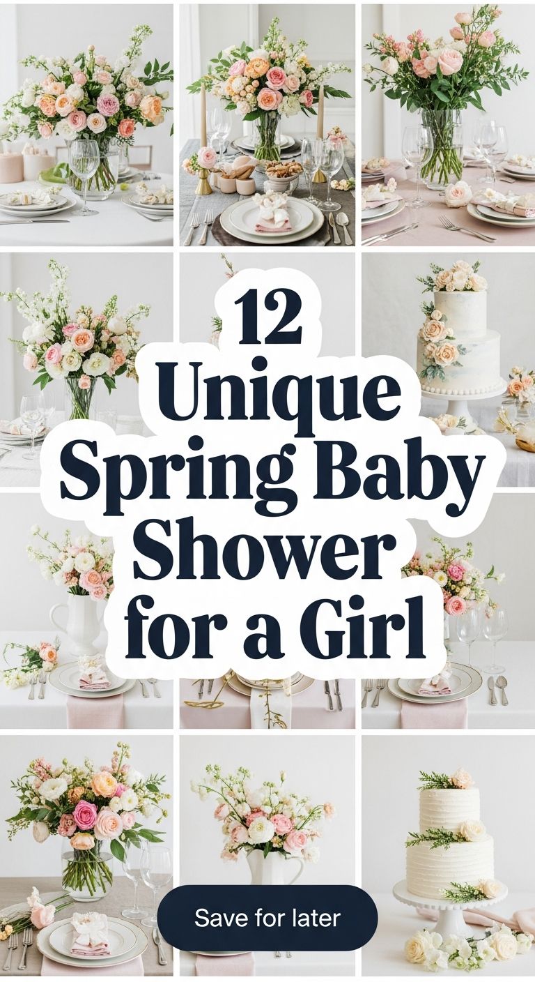 12 Unique Spring Baby Shower Ideas for a Girl